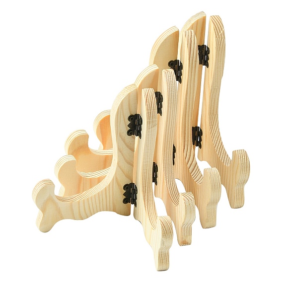 Wood Tea Display Stands, with Iron Finding