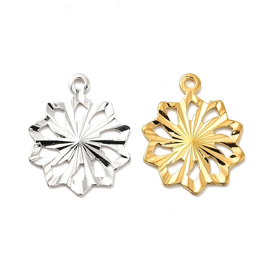 Стойки обшивки латунные подвески, долговечный, цветочный шарм