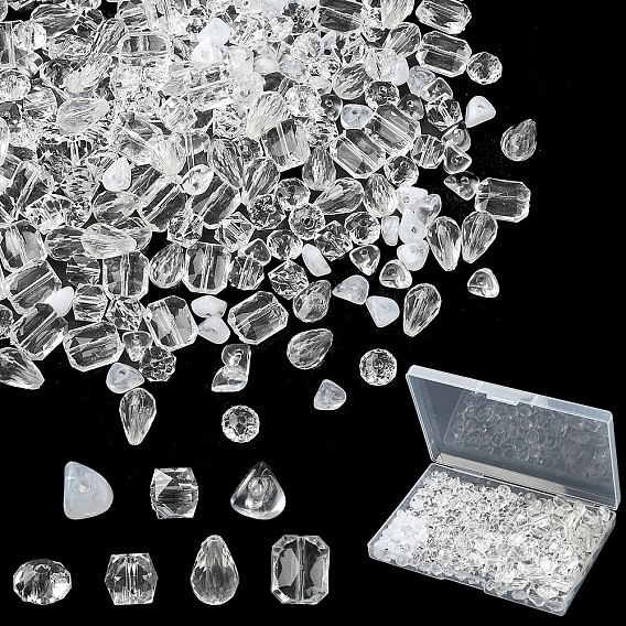 30 шт 6 стили акриловые бусины, смешанный стиль, разнообразные