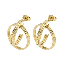 304 Stainless Steel Earrings for Women, Ring