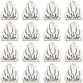 50 шт. Подвески из сплава в тибетском стиле, костер, без свинца и без кадмия