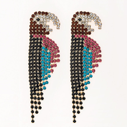 Colorful Bird Earrings - Cute and Trendy Ear Accessories (E052)