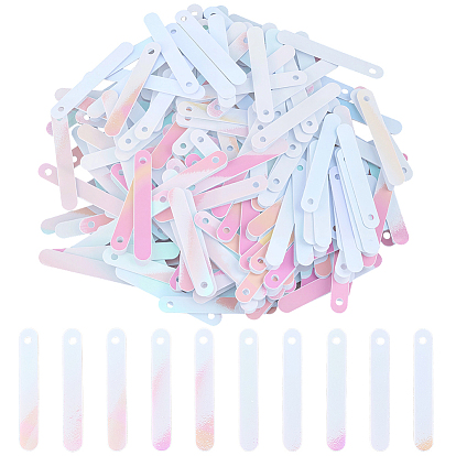 1200шт. аксессуары для украшения, пластиковые пайетки / блестки из пвх, длинный овал