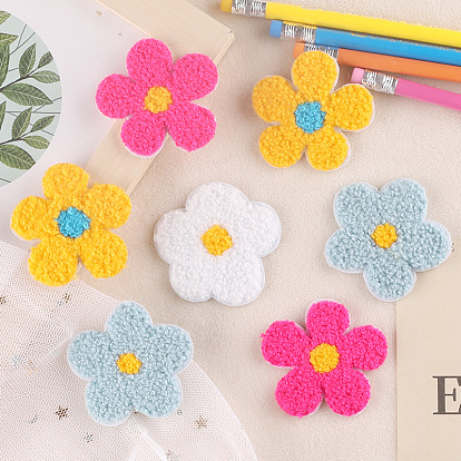 Flower Shape Computerized Embroidery Cloth Iron on/Sew on Patches, Costume Accessories