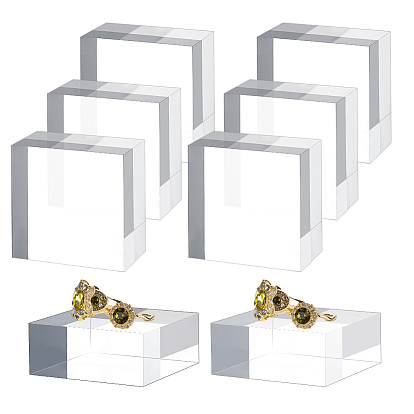 8шт. акриловое шасси, аксессуары для рамы дисплея, квадратный