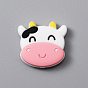 Silicone Beads, Cow