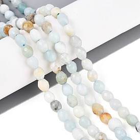 Натуральный цветок амазонитовые бусины пряди, баррель, граненые