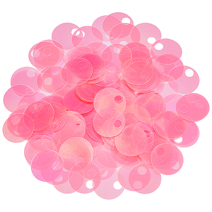 50g декоративные аксессуары из ПВХ с пайетками/блестками, подвески, плоско-круглые