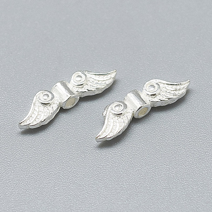 925 Sterling Silver Beads, Wing