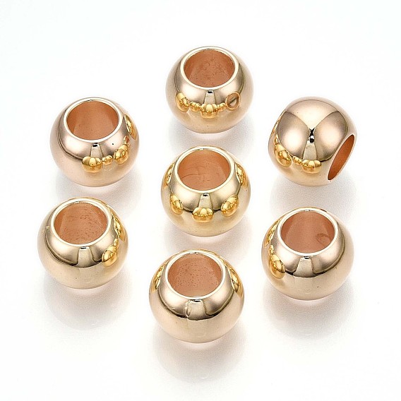 Пластиковые круглые бусины ccb