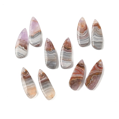 Природные подвески агат, слезинки