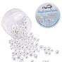 Eco-Friendly Plastic Imitation Pearl Beads, High Luster, Grade A, No Hole Beads, Round