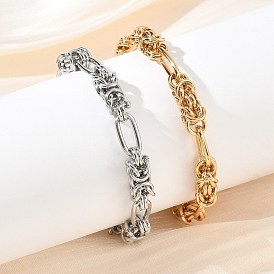 Унисекс 304 браслеты из нержавеющей стали в византийском стиле