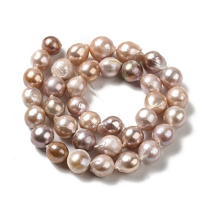 Natural Keshi Pearl Beads Strands, Baroque Pearls, Cultured Freshwater Pearl, Teardrop