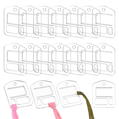 100шт. акриловые нитки для вышивания, тонкие катушки мулине, для хранения швейных ниток, стрелка