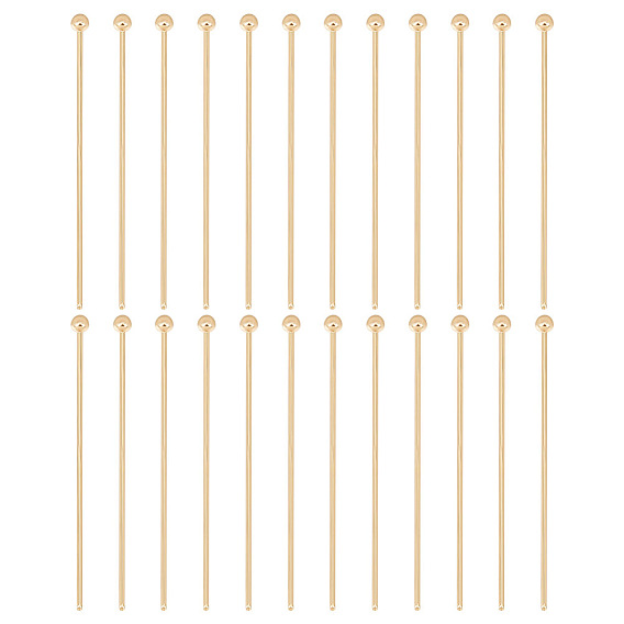 150 шт. Латунные штифты с шаровой головкой, для изготовления ювелирных изделий