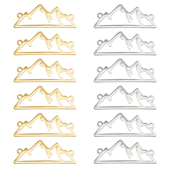 20шт. 2 цвета из нержавеющей стали контурные соединители подвески, горные связи
