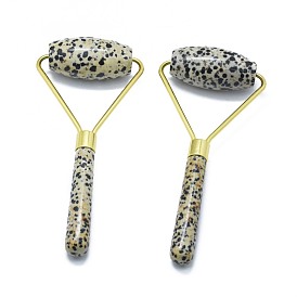 Gemstone Brass Face Massager, Facial Rollers