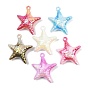 УФ-покрытие акриловыми подвесками, морская звезда