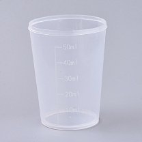 50ml Polypropylene(PP) Measuring Cup, Graduated Cup