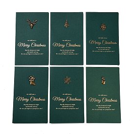 Rectangle Paper Greeting Card, with Envelope, Christmas Day Invitation Card