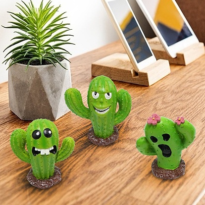 Украшение статуи кактуса из смолы, для сада во дворе, лужайка, декор двора
