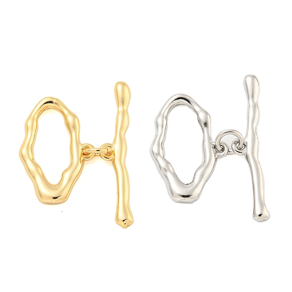 Латуни Переключить застежками, без кадмия, без никеля и без свинца, овальные