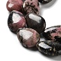 Natural Rhodonite Beads Strands, Teardrop
