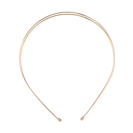Accesorios de aleación de doble banda para el cabello