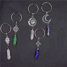 Брелок с драгоценными камнями, конус