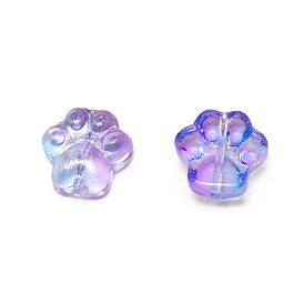Handmade Lampwork Cabochons, Cat Paw