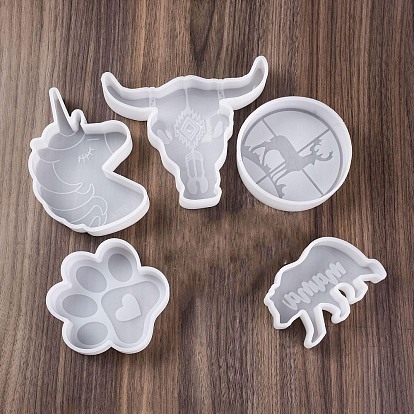 Силиконовые формы для свечей в виде животных, для освежителей воздуха