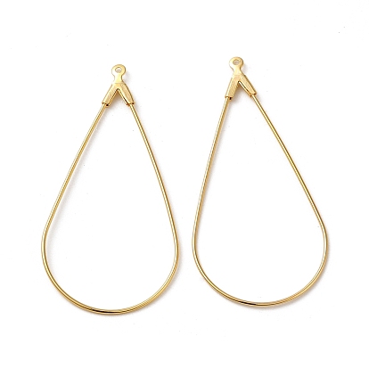 Латуни кулон, слеза