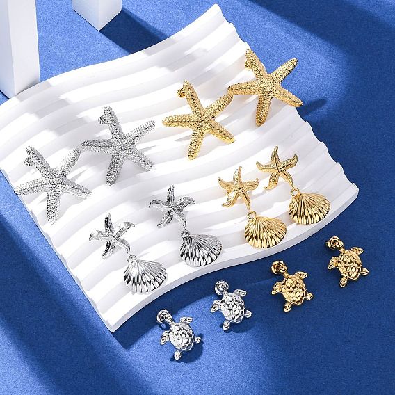 304 из нержавеющей стали болтаться серьги, ионное покрытие (ip)