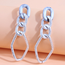 Minimalist Multi-Chain Metal Earrings for Chic and Elegant Look