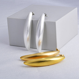 Banana Brass Stud Earrings for Women