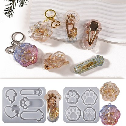 Силиконовые формы для подвесок пищевого класса своими руками, формы для литья смолы, белые