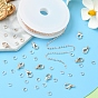 DIY Chain Bracelet Necklace Making Kit, Including Zinc Alloy Lobster Claw Clasps, Brass Cable Chains, Iron Jump Rings