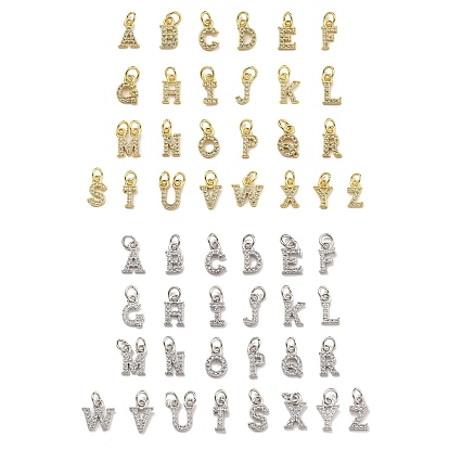 Буквица из латуни с подвесками из кубического циркония, долговечный, без свинца и без кадмия