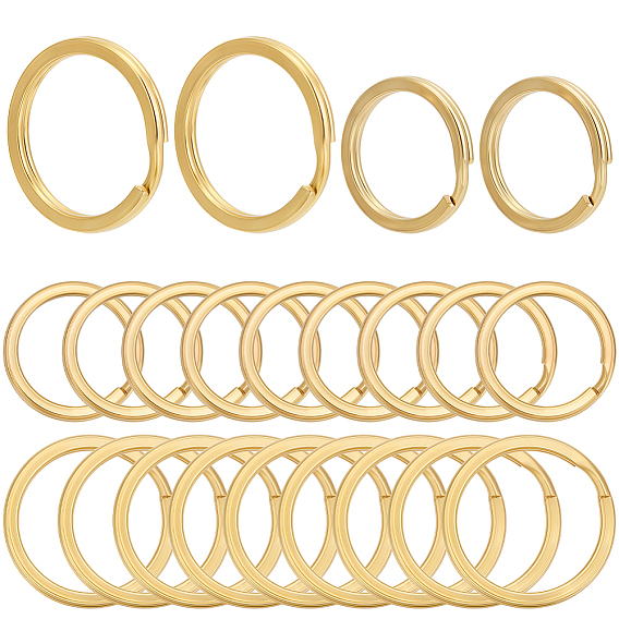 40шт. 2 стили латунные разъемные брелоки