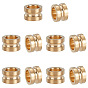 10 латунные бусины шт., бусины с большим отверстием, колонка