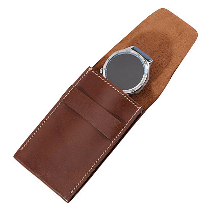 PU Leather Single Watch Storage Envelope Boxes, Rectangle