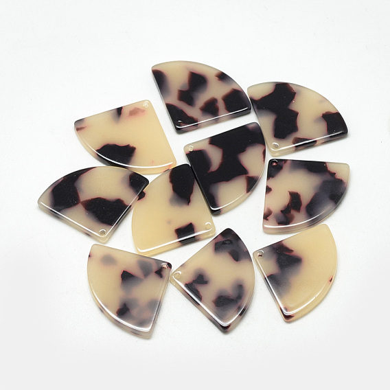 Cellulose Acetate(Resin) Pendants, Fan
