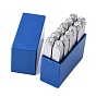 Iron Metal Stamps, for Imprinting Metal, Plastic, Wood, Leather, Mixed Pattern