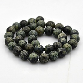 Natural Kambaba Jasper Beads Strands, Round