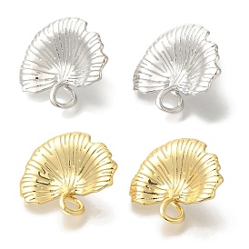 Серьги-гвоздики из латуни с покрытием из листовой стали, долговечный, без свинца и без кадмия