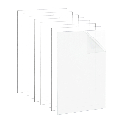 Прозрачный акрил для фоторамки, прямоугольные