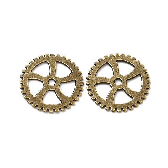 Подвески в стиле стимпанк из тибетского сплава, без кадмия и без свинца, передача, 31x1 мм, Отверстие : 4 мм , около 257 шт / 1000 г