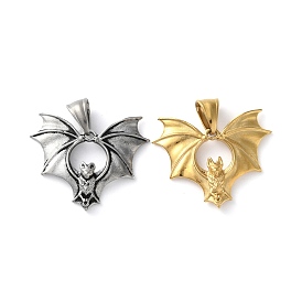 304 подвески из нержавеющей стали, летучая мышь прелести