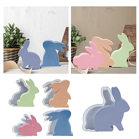 Food Grade DIY Silicone Candle Molds, For Candle Making, Rabbit